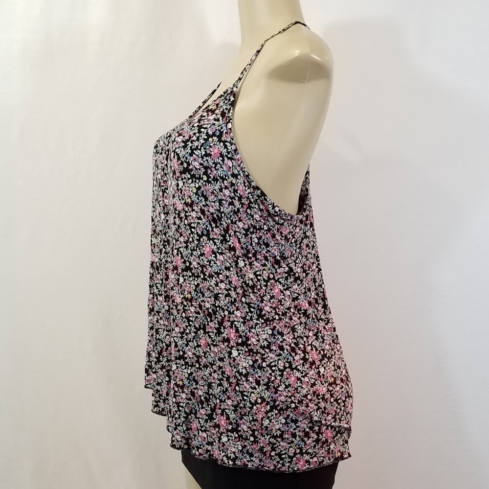 FLORAL Knit Halter Blouse